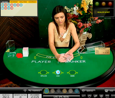 Live-Baccarat-spil