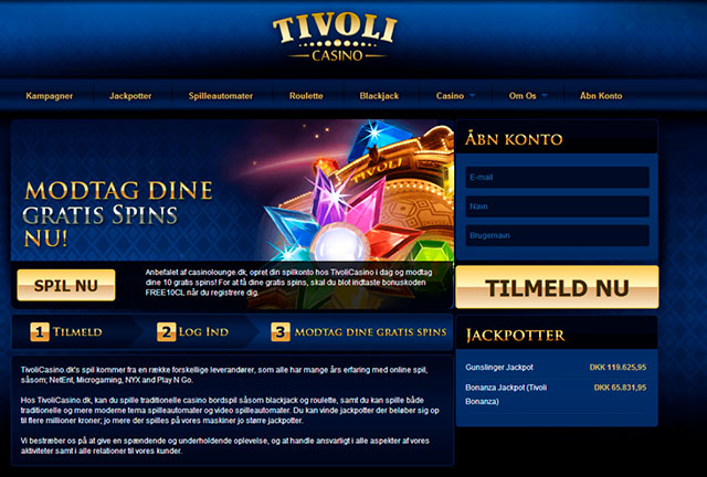 Tivoli Casino bonuskode til december 2022