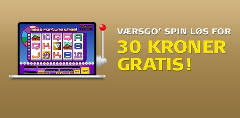 Få 30 kroner gratis hos Danske Spil Casino!